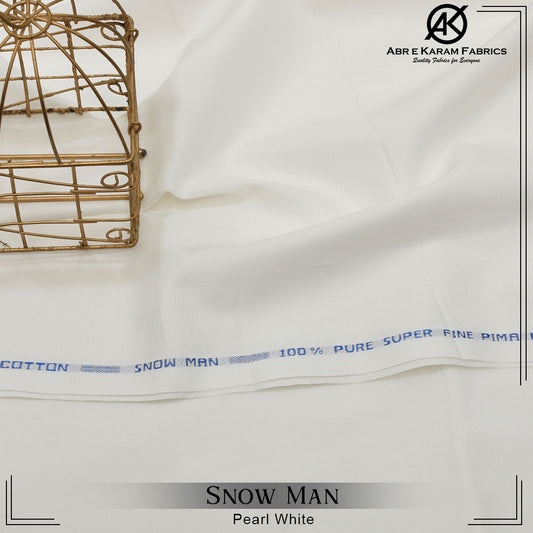 Snowman Soft Cotton - Pearl White
