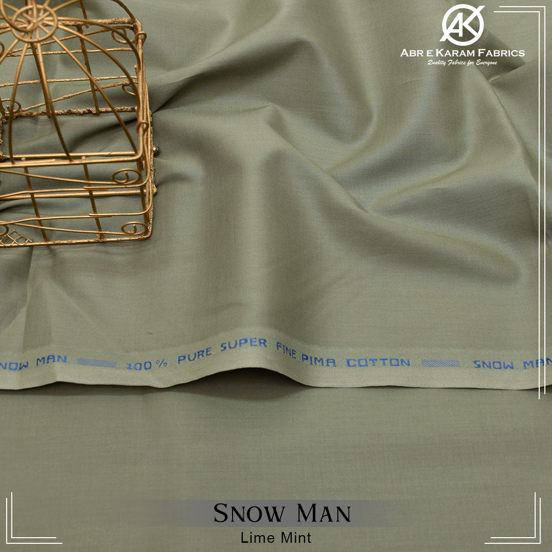 Snowman Soft Cotton - Lime Mint