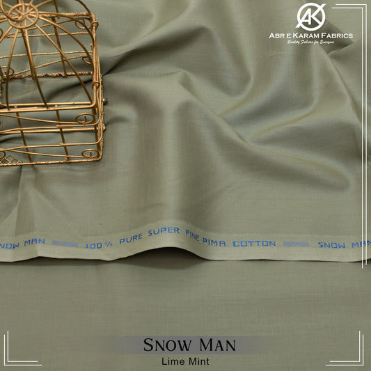 Snowman Soft Cotton - Lime Mint