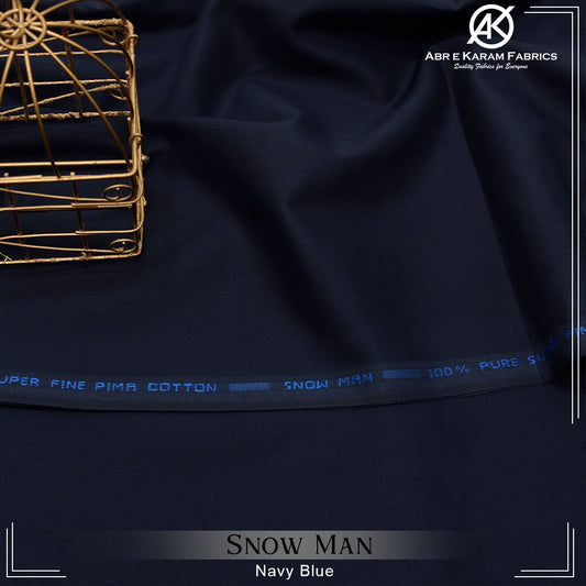 Snowman Soft Cotton - Navy Blue