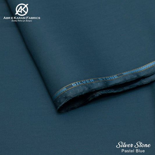 Silver Stone Cotton - Pastel Blue
