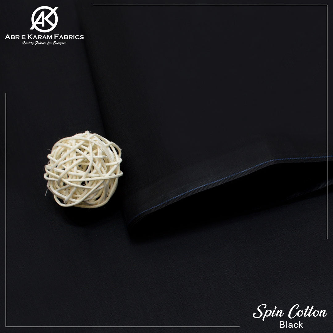 Spin Cotton - Black