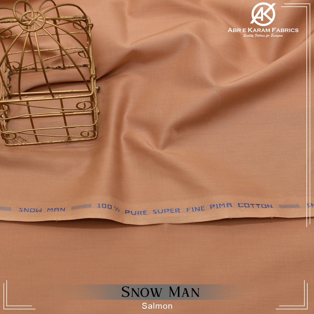 Snowman Soft Cotton - Salmon