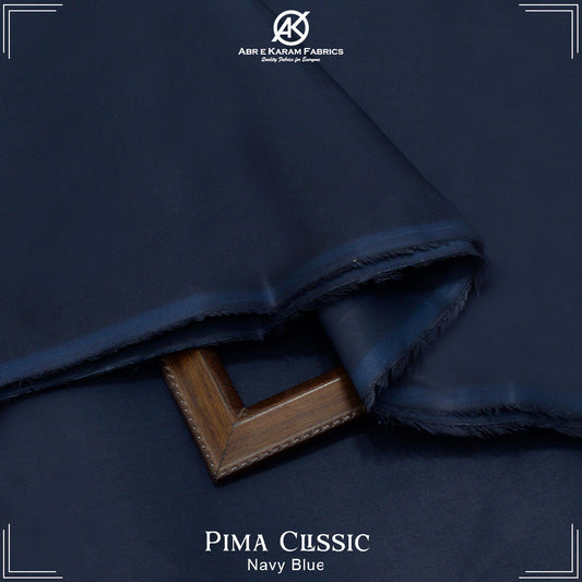Pima Clissic Cotton - Navy Blue