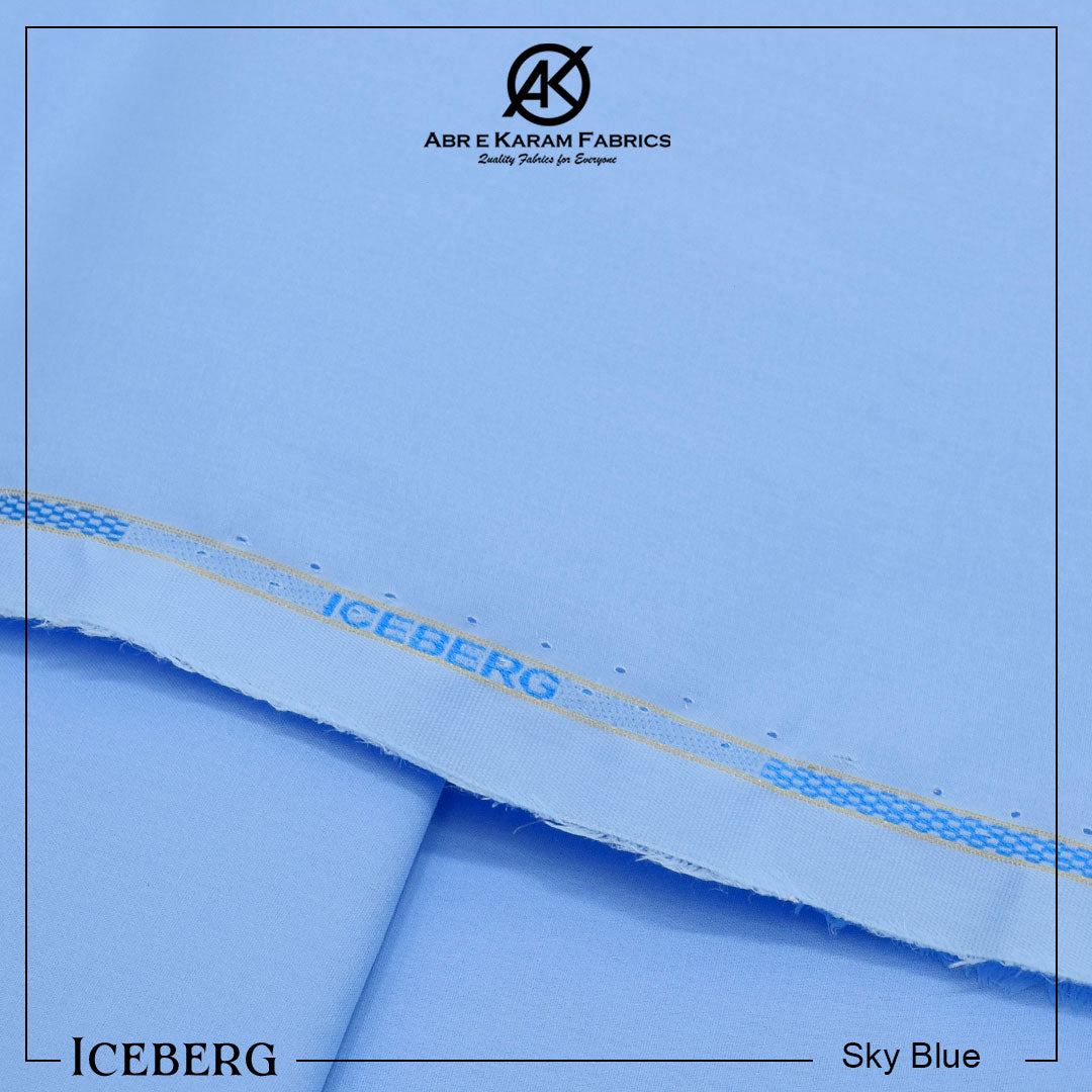 Iceberg Cotton - Sky Blue