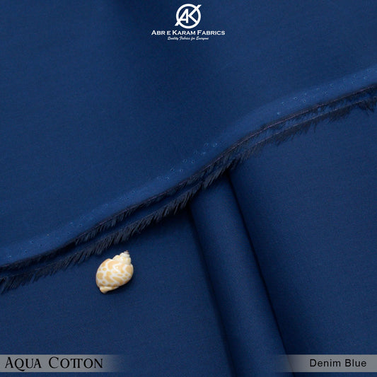 Aqua Cotton -Denim Blue