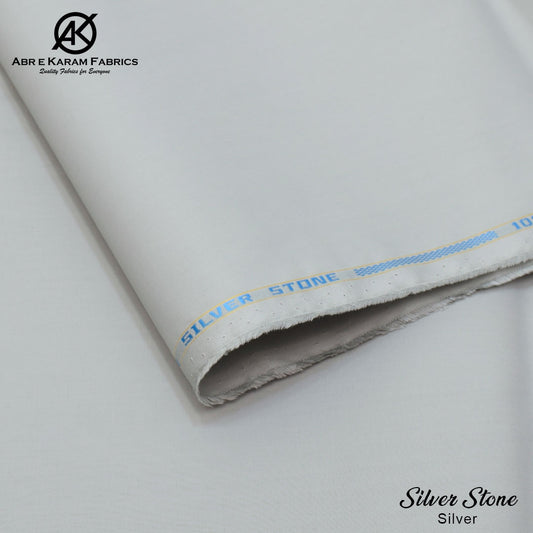 Silver Stone Cotton - Silver