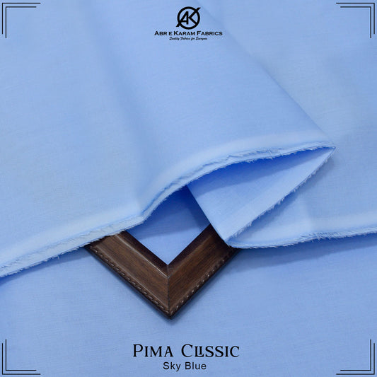 Pima Clissic Cotton - Sky Blue
