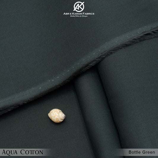Aqua Cotton - Bottle Green