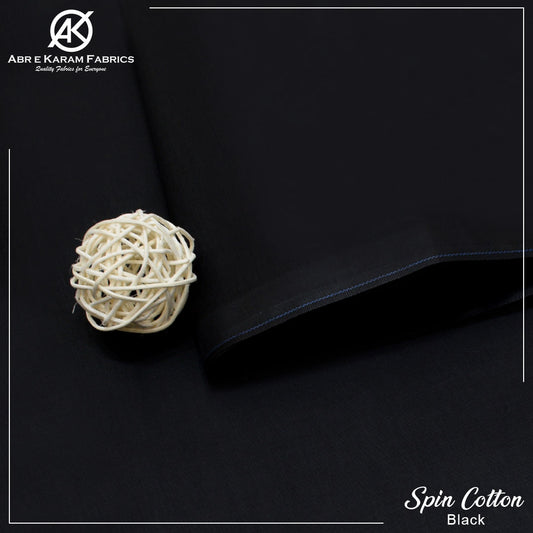Spin Cotton - Black