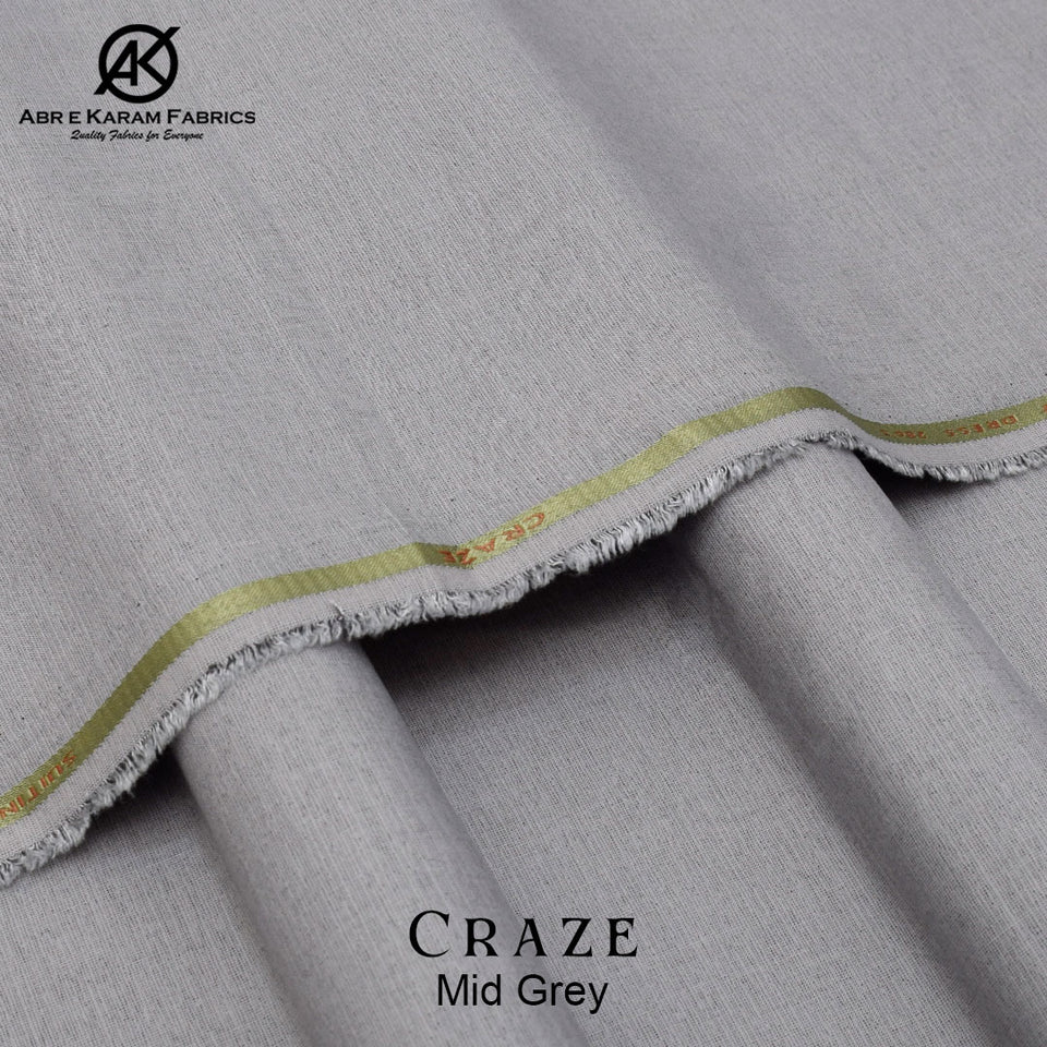 Craze-Self Design Wash N Wear