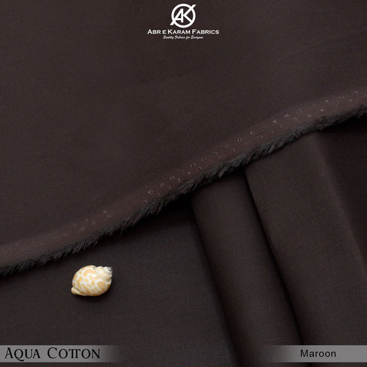Aqua Cotton-Maroon