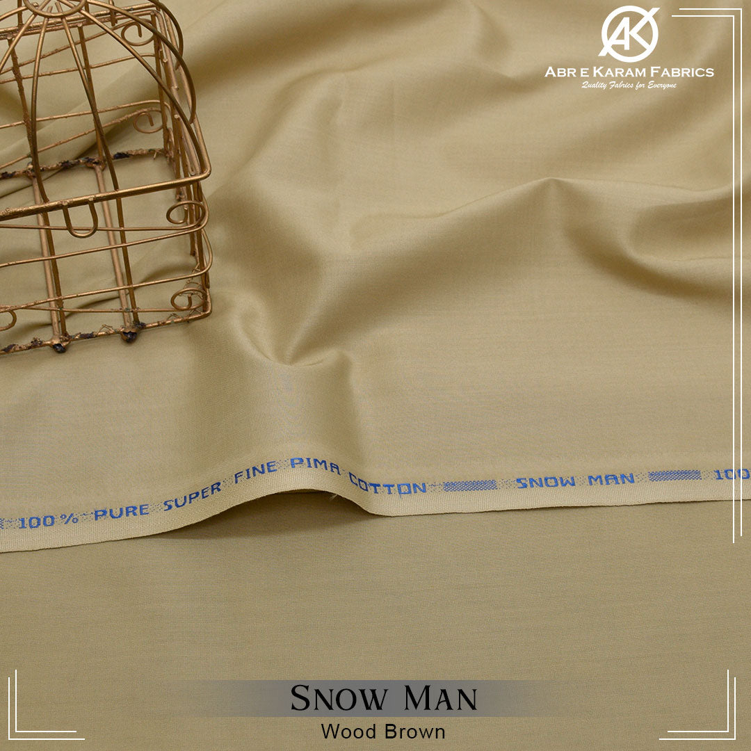 Snowman Soft Cotton - Wood Brown